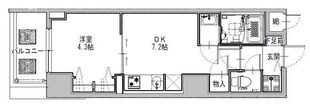 松屋町駅 徒歩5分 9階の物件間取画像